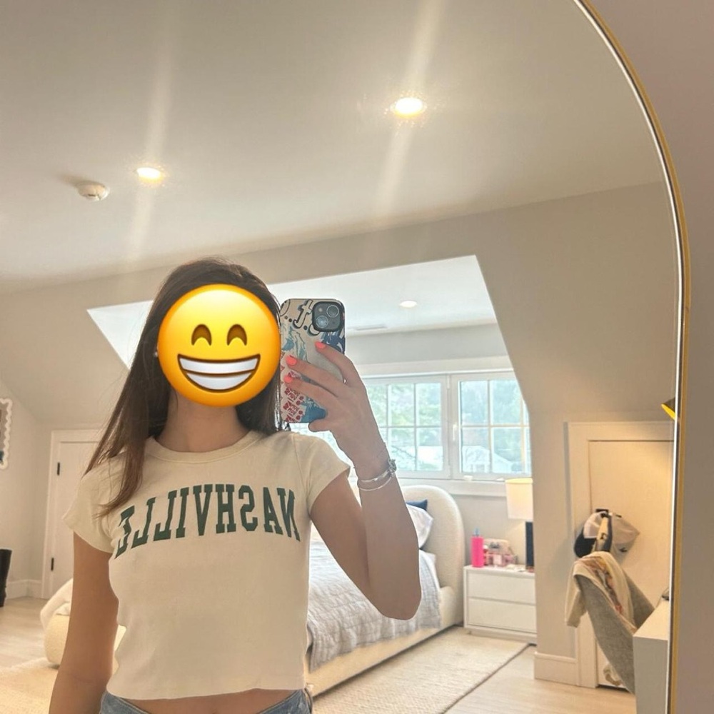 White Nashville Crop Top